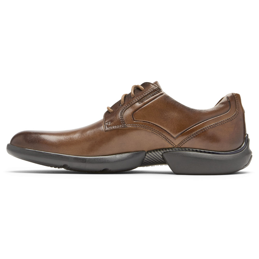 Oxfords Rockport Homem Marrom - Total Motion Advance Plain Toe - 45871DAJX